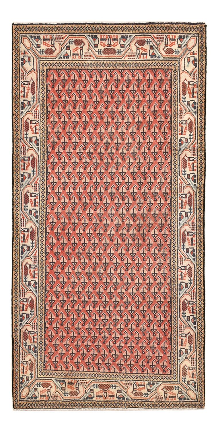 Perserteppich - Mir - 127 x 61 cm - hellrot
