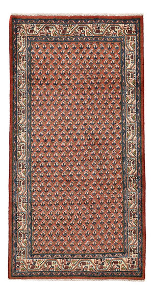 Perserteppich - Mir - 139 x 68 cm - dunkelrot