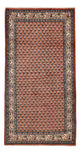 Perserteppich - Mir - 139 x 68 cm - dunkelrot