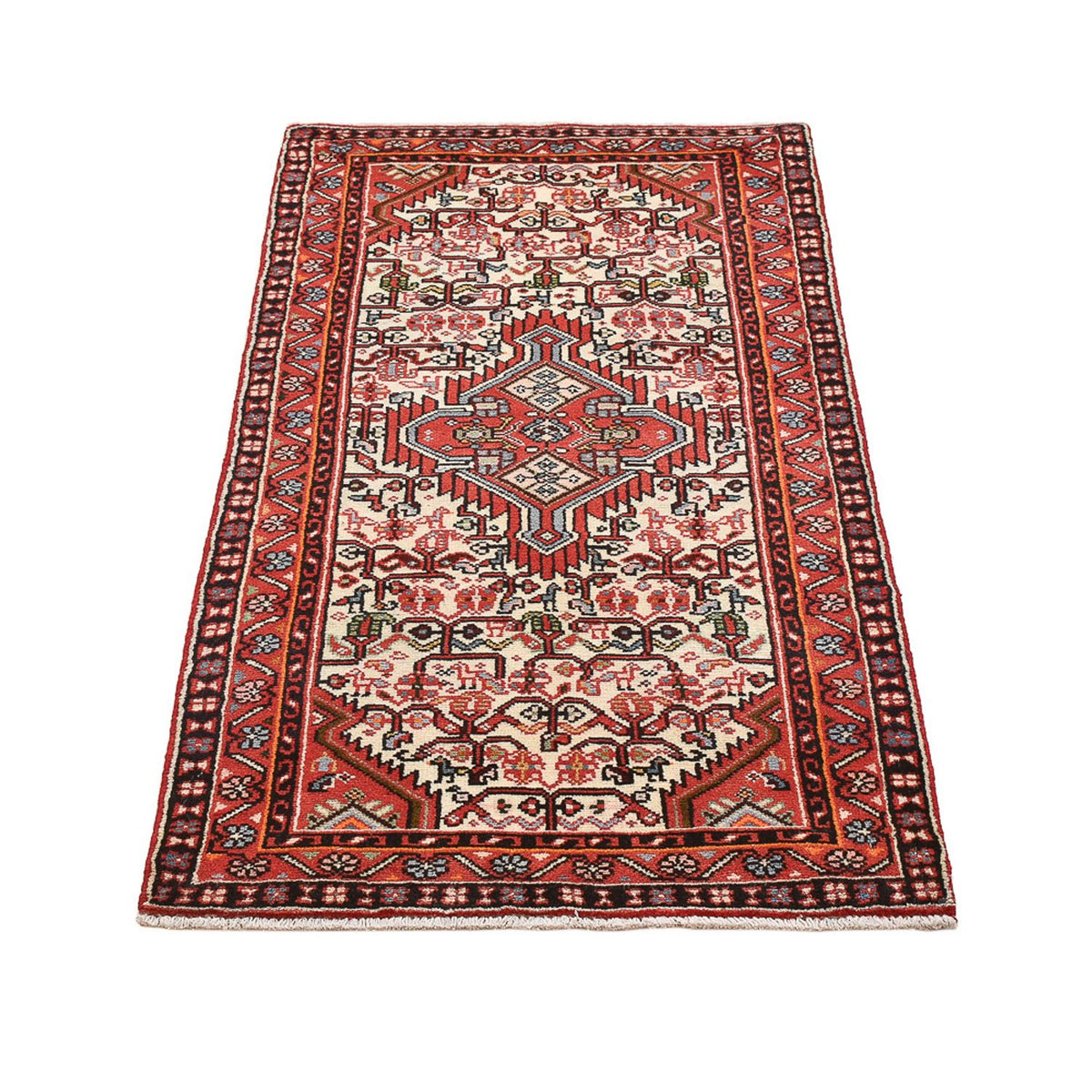 Perserteppich - Nomadic - 132 x 68 cm - hellrot
