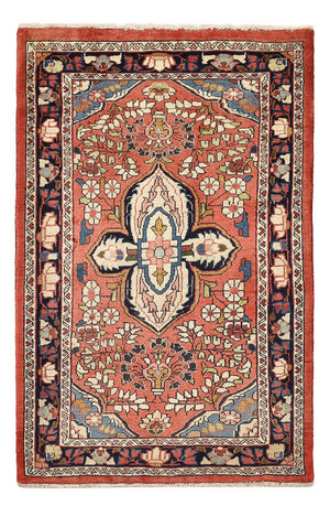 Perserteppich - Nomadic - 107 x 71 cm - hellrot