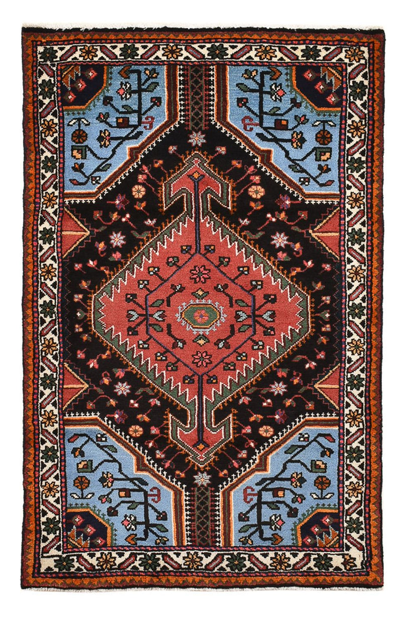 Perserteppich - Nomadic - 132 x 83 cm - mehrfarbig