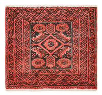Tappeto Persero - Nomade quadrato  - 43 x 40 cm - rosso