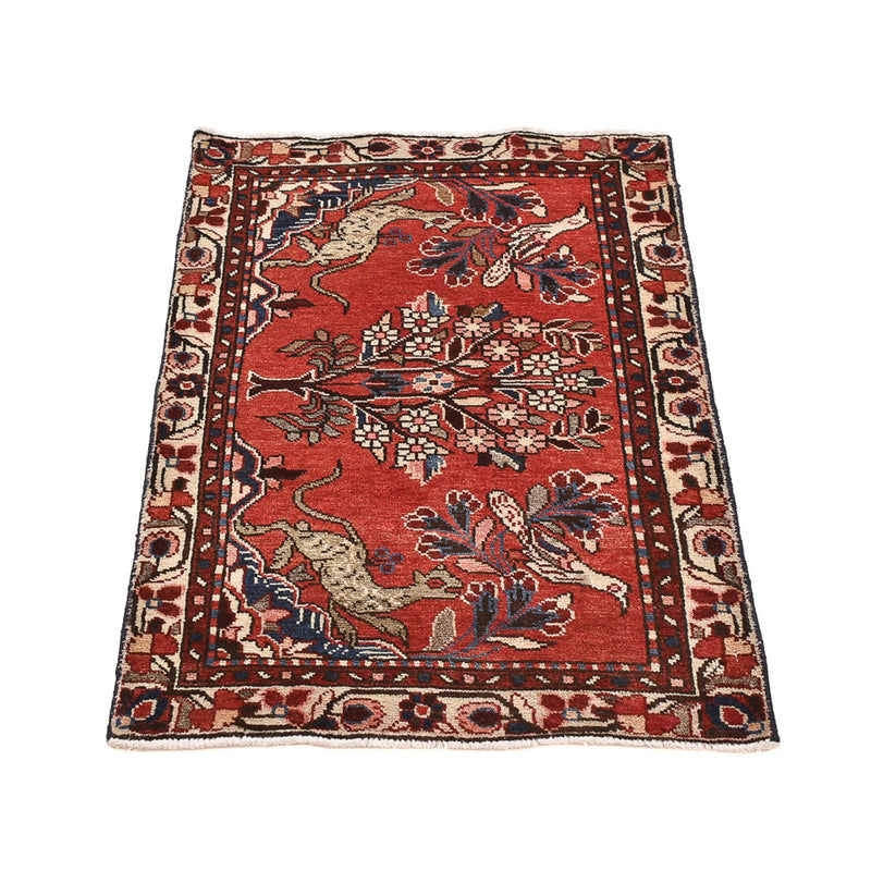 Perserteppich - Nomadic - 108 x 67 cm - rot