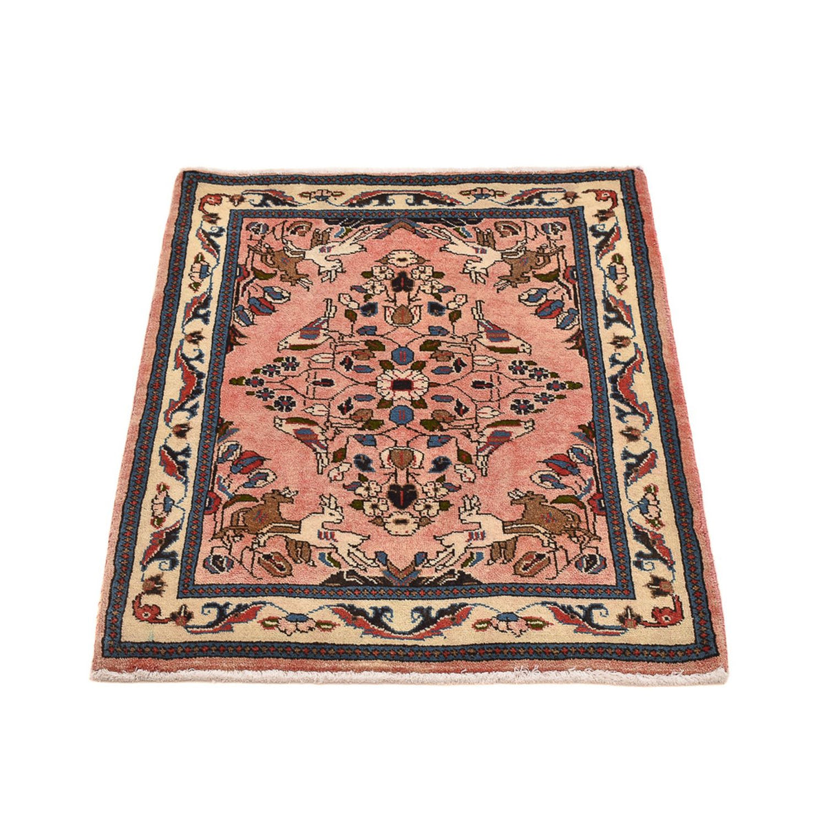 Perserteppich - Nomadic - 90 x 70 cm - hellrot
