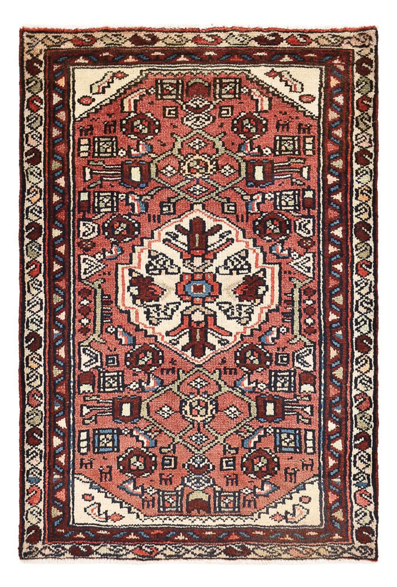 Perserteppich - Nomadic - 97 x 67 cm - hellrot
