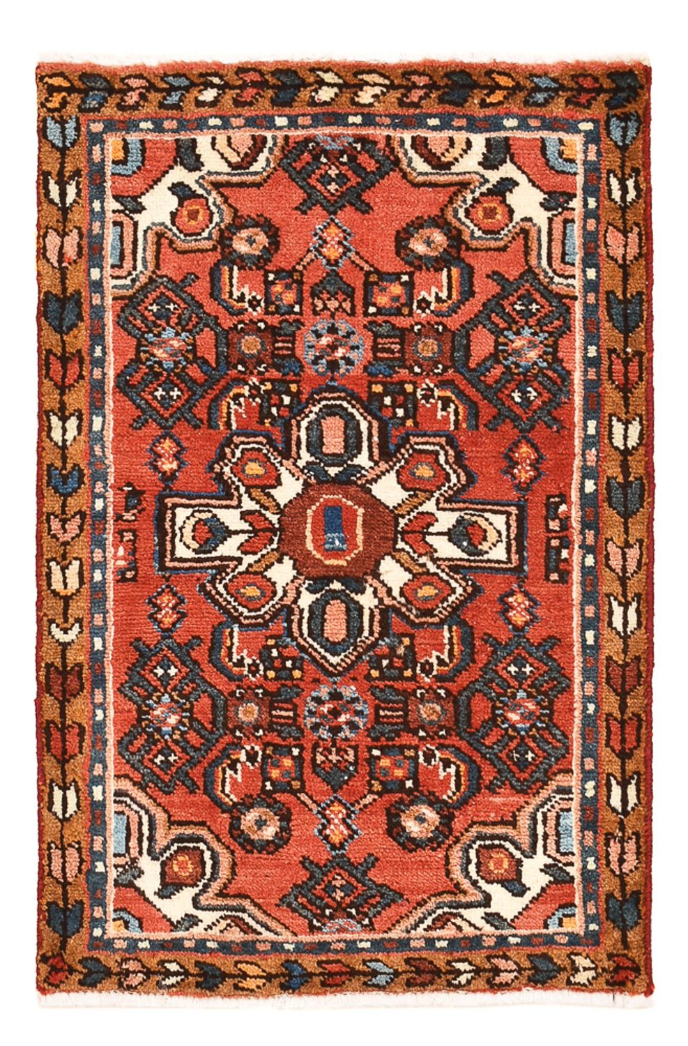 Perserteppich - Nomadic - 75 x 50 cm - rot