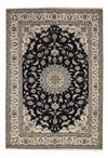 Tapis de Nain - 12La Tapis 200x293cm - Tapis persan - bleu foncé - Rectangle / Bleu foncé / 200 x 293 cm Rectangle