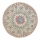 Perserteppich - Nain - Royal rund  - 139 x 139 cm - hellgrün