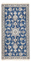 Perserteppich - Nain - 140 x 68 cm - blau