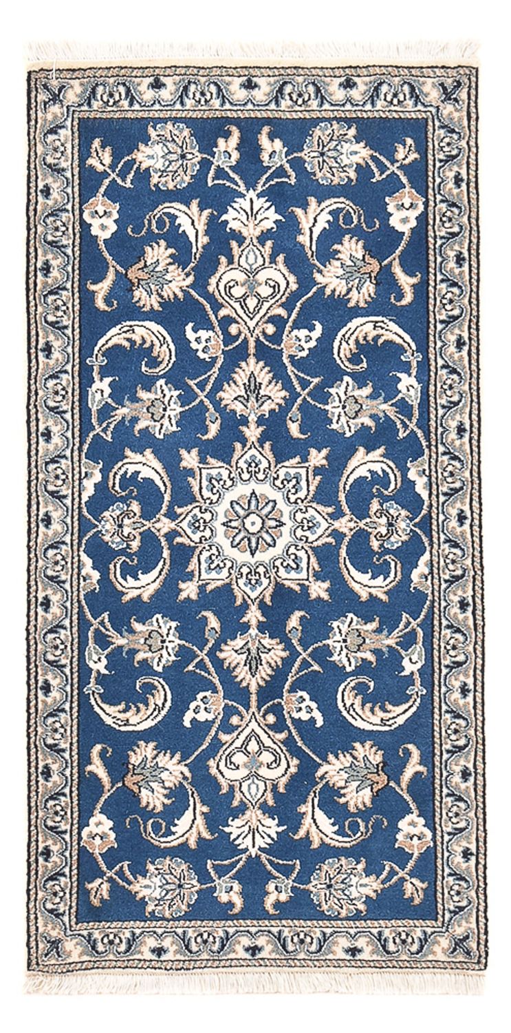 Perserteppich - Nain - 140 x 68 cm - blau