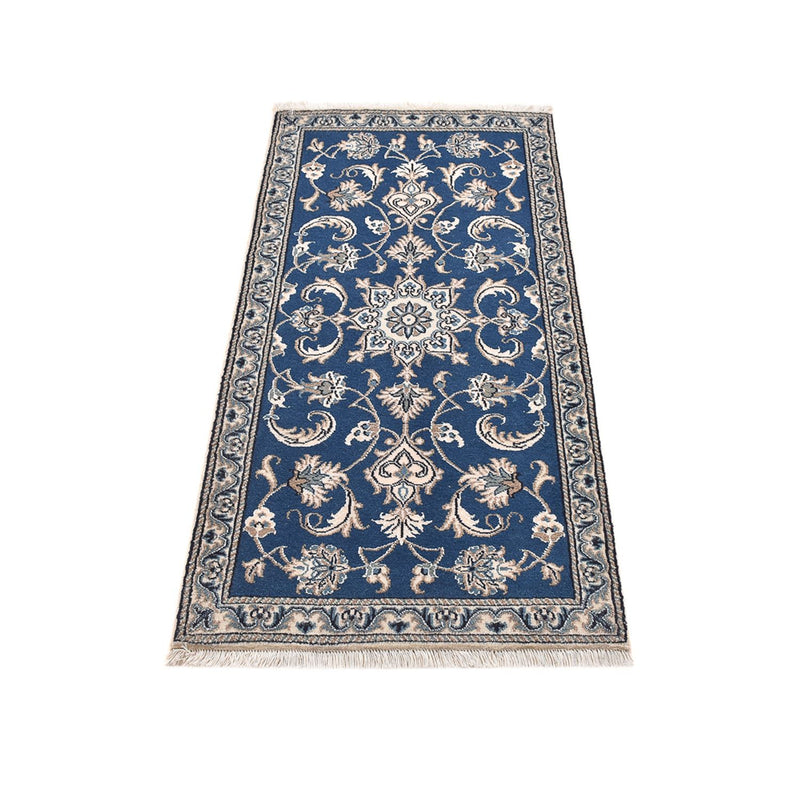 Perserteppich - Nain - 140 x 68 cm - blau
