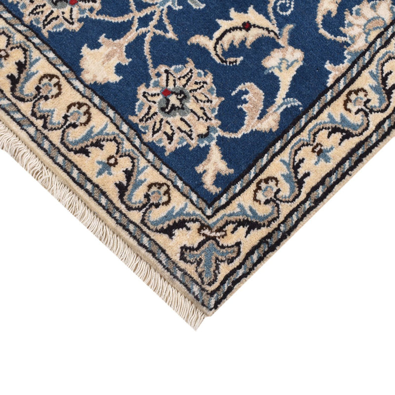 Perserteppich - Nain - 90 x 56 cm - blau