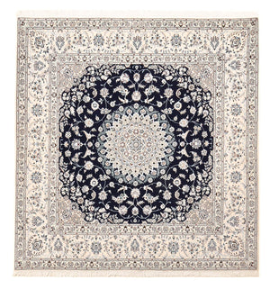Perserteppich - Nain - Premium quadratisch  - 206 x 206 cm - dunkelblau