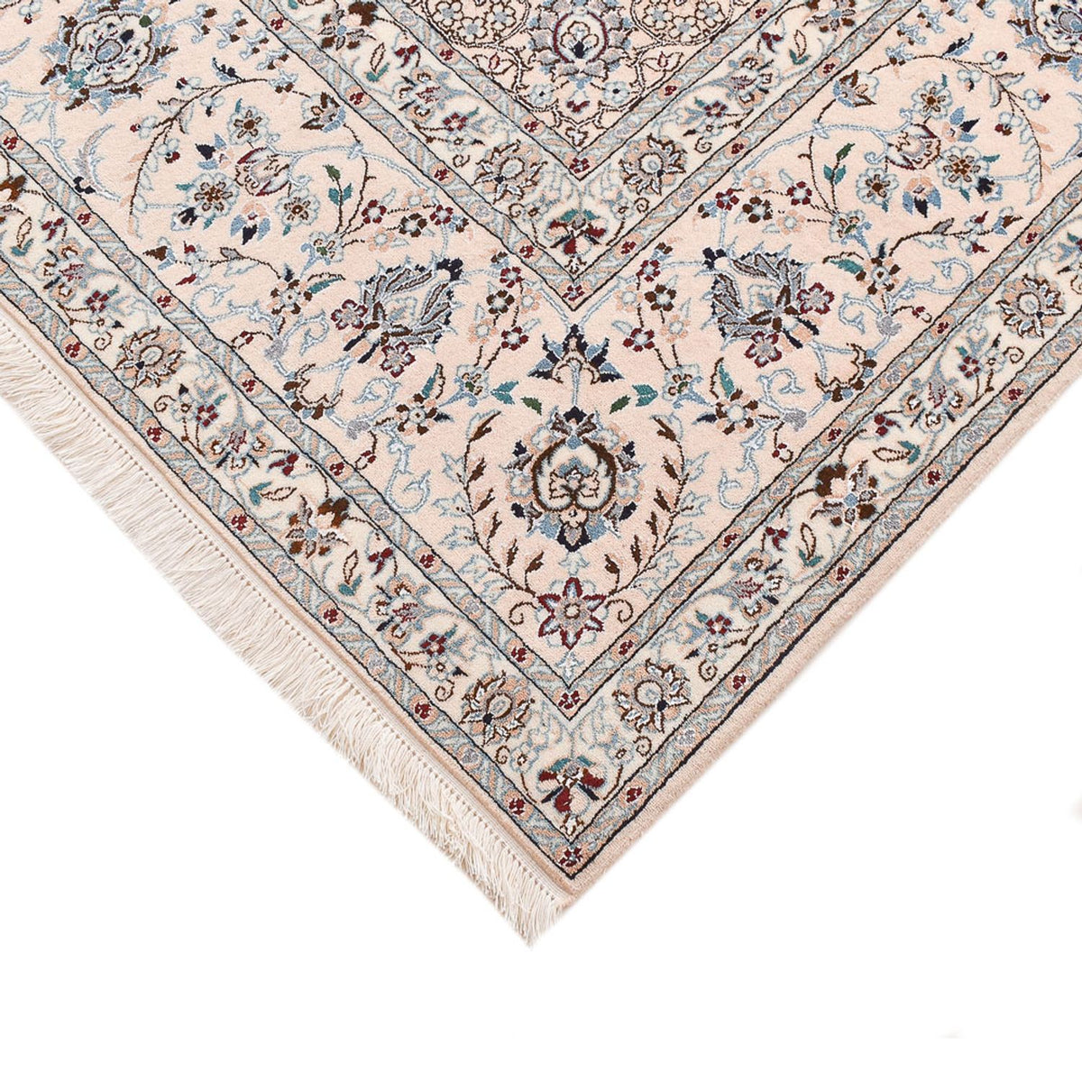 Perserteppich - Nain - Premium quadratisch  - 206 x 206 cm - dunkelblau