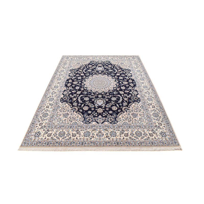 Perserteppich - Nain - Premium sonderform  - 211 x 269 cm - dunkelblau