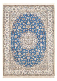 Tapis persan - Nain - Premium - 221 x 159 cm - bleu