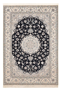 Tapis persan - Nain - Premium - 237 x 158 cm - bleu foncé