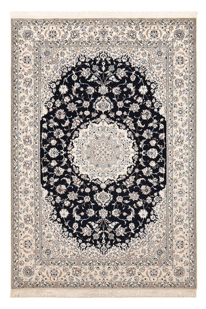 Perserteppich - Nain - Premium - 237 x 158 cm - dunkelblau