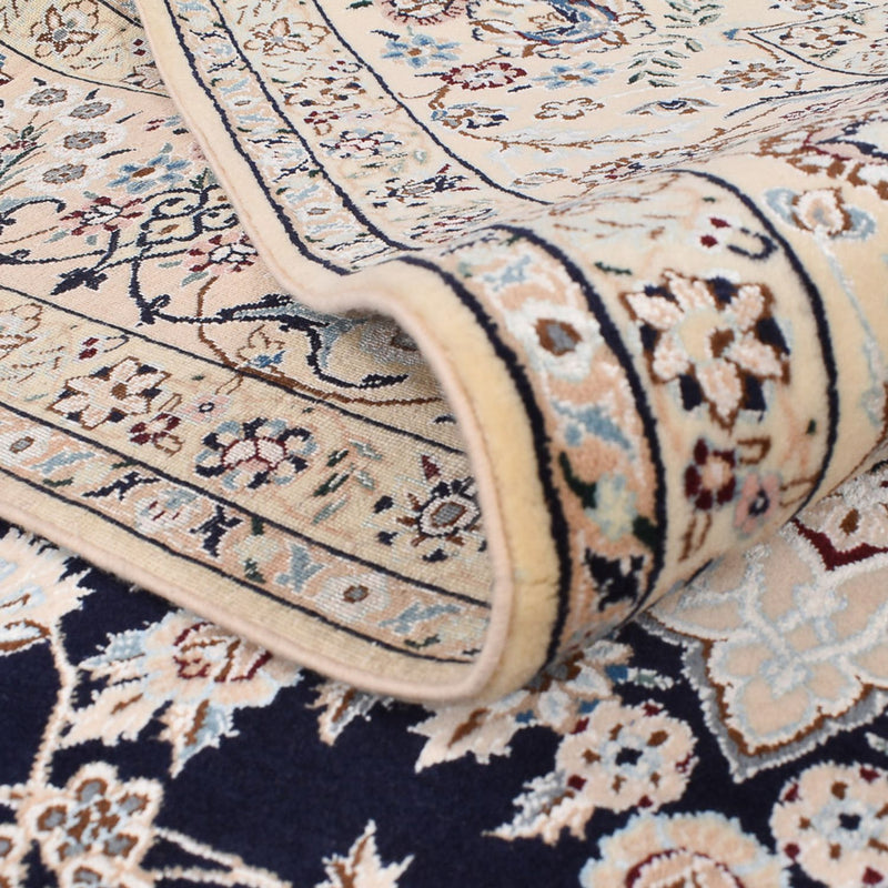 Perserteppich - Nain - Premium - 240 x 161 cm - dunkelblau