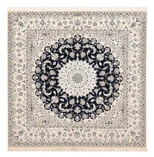 Perserteppich - Nain - Premium quadratisch  - 181 x 178 cm - dunkelblau