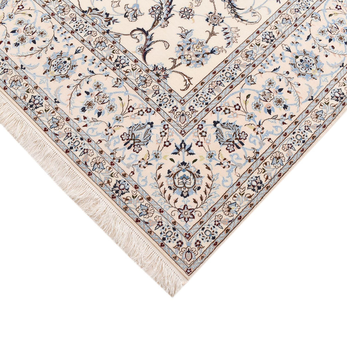 Perserteppich - Nain - Premium - 255 x 210 cm - hellgrau