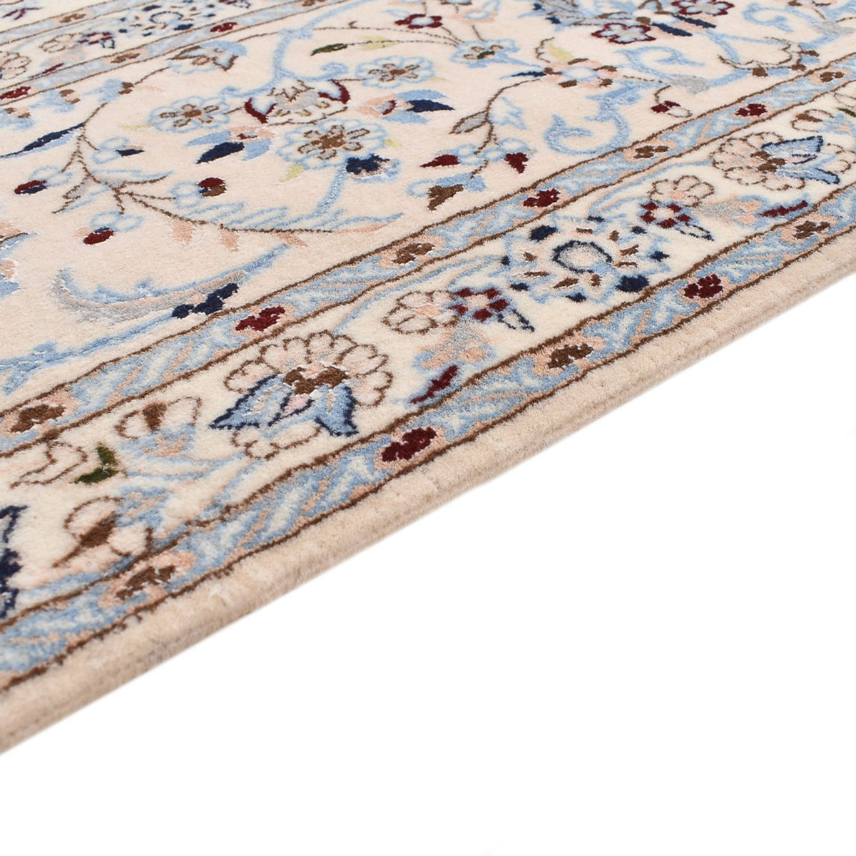 Perserteppich - Nain - Premium - 210 x 255 cm - hellgrau