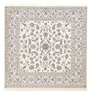 Perserteppich - Nain - Premium quadratisch  - 204 x 207 cm - hellgrau