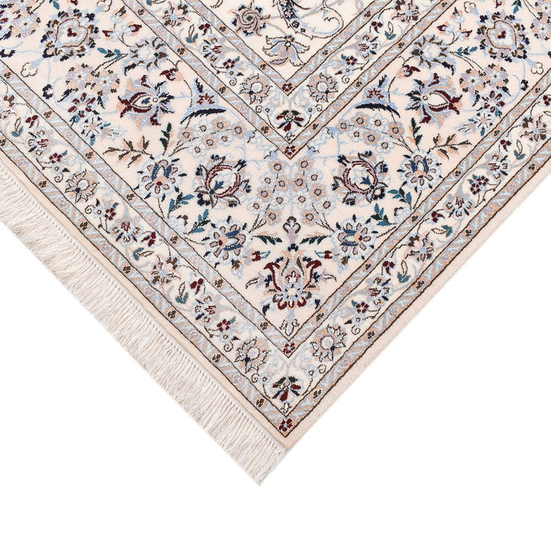 Perserteppich - Nain - Premium quadratisch  - 204 x 207 cm - hellgrau