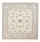 Perserteppich - Nain - Premium quadratisch  - 205 x 206 cm - hellgrau