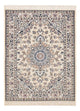 Perserteppich - Nain - Royal - 105 x 81 cm - hellgrau