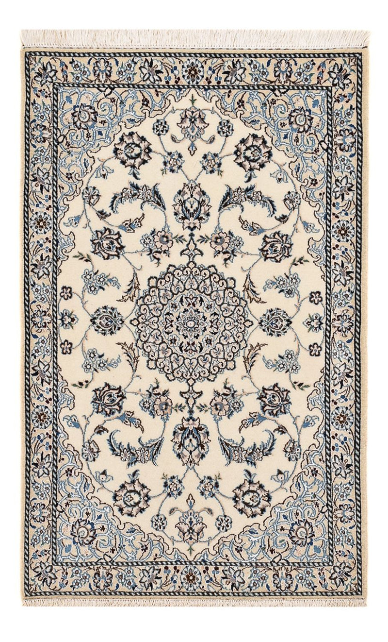 Perserteppich - Nain - Royal - 109 x 69 cm - hellgrau