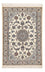Perserteppich - Nain - Royal - 108 x 72 cm - hellgrau