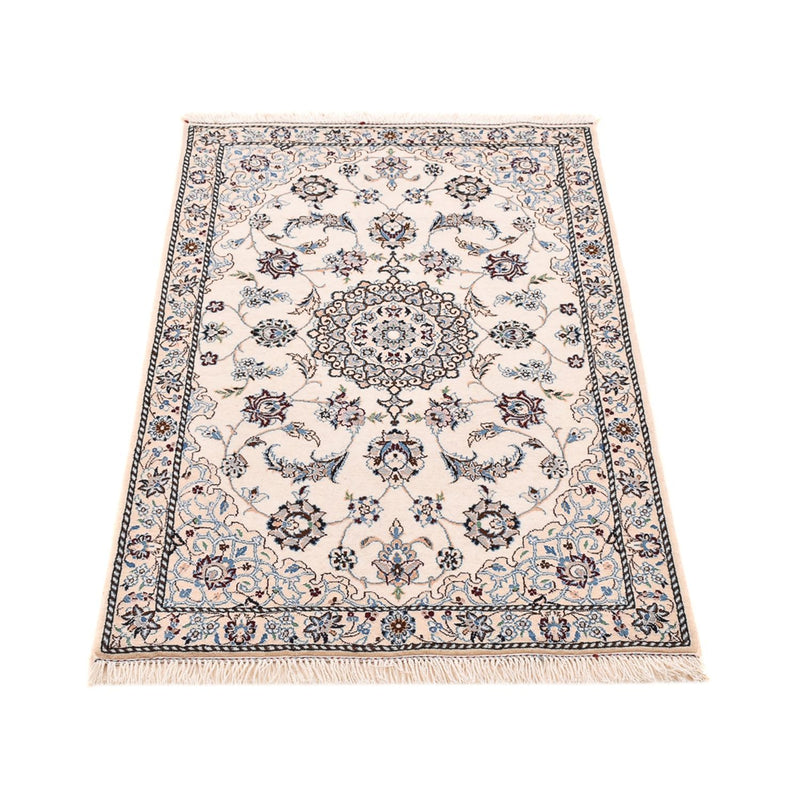 Perserteppich - Nain - Royal - 108 x 71 cm - hellgrau