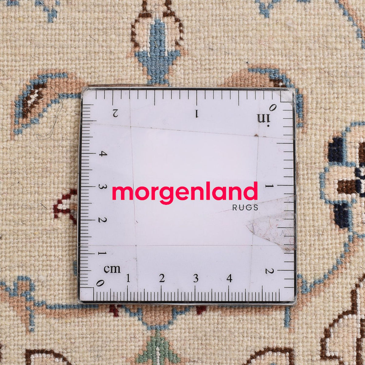 Perserteppich - Nain - Royal - 108 x 71 cm - hellgrau