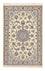 Perserteppich - Nain - Royal - 113 x 74 cm - hellgrau