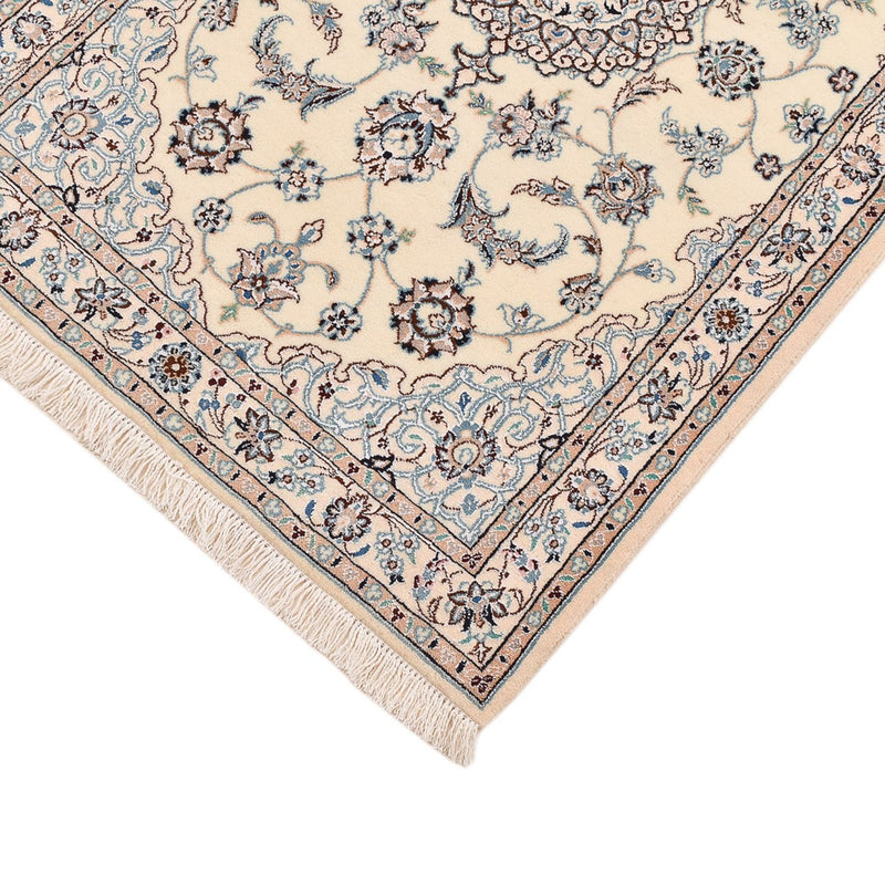 Perserteppich - Nain - Royal - 113 x 74 cm - hellgrau