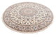 Perserteppich - Nain - Premium rund  - 252 x 252 cm - creme