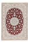 Tapis de Nain - 9La Tapis 246x353cm - Tapis persan - rouge - Rectangle / Rouge / 246 x 353 cm Rectangle