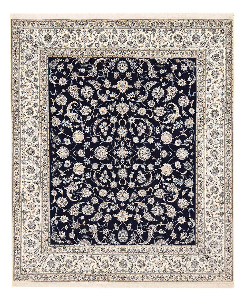 Perserteppich - Nain - Premium - 304 x 258 cm - dunkelblau