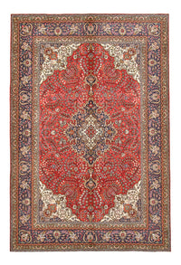 Tapis persan - Tabriz - 295 x 198 cm - rouge