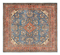Tapis persan - Nomadic carré  - 200 x 207 cm - bleu