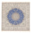 Perserteppich - Nain - Premium quadratisch  - 246 x 253 cm - blau