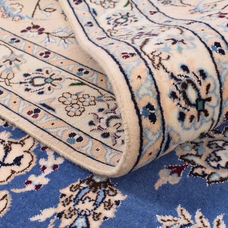 Perserteppich - Nain - Premium quadratisch  - 246 x 253 cm - blau