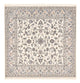Perserteppich - Nain - Premium quadratisch  - 212 x 212 cm - weiß