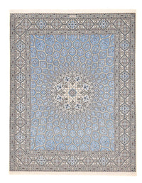 Tapis persan - Nain - Premium - 314 x 253 cm - bleu clair