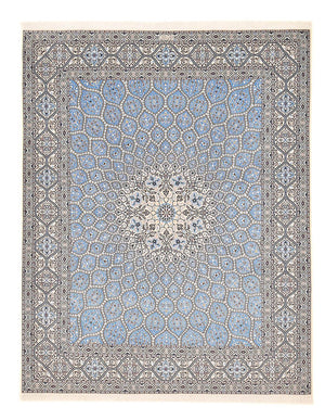 Perserteppich - Nain - Premium - 314 x 253 cm - hellblau