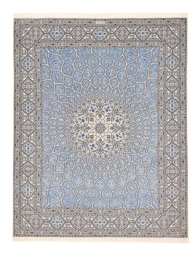 Perserteppich - Nain - Premium - 314 x 253 cm - hellblau