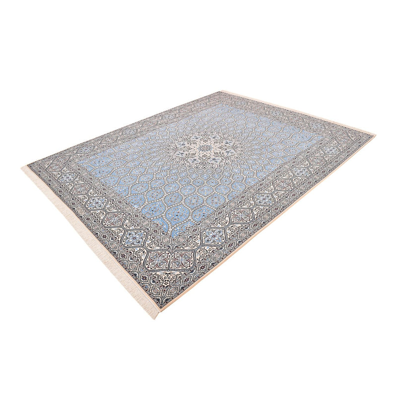 Perserteppich - Nain - Premium - 314 x 253 cm - hellblau