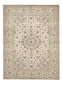 Tapis persan - Keshan - 342 x 245 cm - beige clair